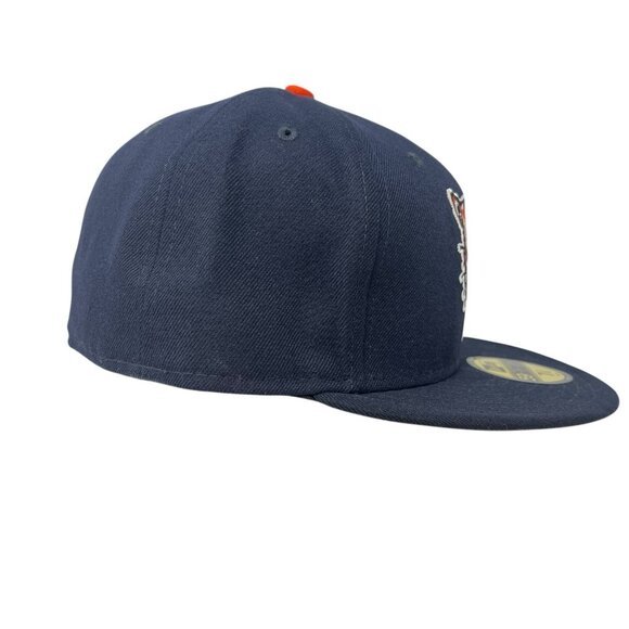 Detroit Tigers New Era 59FIFTY MLB Cooperstown Retro Logo Fitted Hat Cap 7 3/8 - Picture 4 of 11